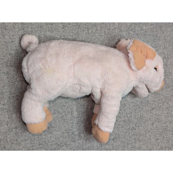 Baby Pig Pink Plush Stuffed Animal Toy and Realistic Hand Puppet EUC - Picture 2 of 11